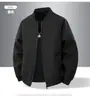 Chaqueta de Hombre Otoño Invierno Chaqueta de Béisbol para Hombre Tendencia Casual Piloto Color Sólido Ropa para Hombre Chaqueta Casual Juvenil