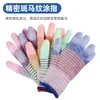 Guantes Sin Dedos de Nylon Recubierto de PU Más Vendidos para Comercio Doméstico, Transpirables, Delgados, Protectores, Libres de Polvo, Antiestáticos, Disponibles Exclusivamente en Línea