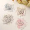 Fada da Vida de Início de Primavera Renda Gaze Rolo Flor Rosa DIY Viagem Menina Corda de Cabelo Corsage Acessórios de Roupa