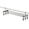 Suporte retrátil para toalhas de banho para varanda de casa, para secar colchas, lençóis, toalhas de banho, toalhas, Suporte de secagem multifuncional