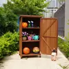 Armário de Armazenamento Externo para Jardim, Artigos Diversos de Varanda, Proteção Solar, Ferramentas de Jardinagem, Caixa de Ferramentas para Quintal, Armário de Armazenamento Externo