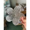 Lámpara Colgante de Hoja de Vidrio para Sala de Estar Accesorios de Lámpara de Cristal Piezas para Bricolaje Iluminación del Hogar Pantalla de Lámpara Vidrio Piezas Sueltas Accesorios Juego Completo