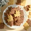 Adornos Navideños 2025 para Decoración de Pasteles Galletas Sabor a Manteca de Cacao con Alce Enchufe Decorativo para Postre Cupcake