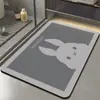 Diatom Mud Banheiro Absorvente Tapete de Piso Luz de Vaso Sanitário Tapete Antiderrapante de Luxo Porta de Entrada de Secagem Rápida Tapete de Pé Tapete de Porta de Vaso Sanitário