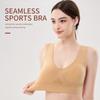 Sujetador deportivo Yoga Ropa interior deportiva Malla hueca Transpirable talla grande Sin aros Chaleco sujetador deportivo para mujer