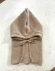 Sociedade de Chapéus de Nicho Cachecol com Capuz de Tricô Vermelho Integrado Proteção Quente para o Pescoço Outono Inverno Estilo Universal Unissex Versátil