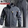 Ropa de trabajo engrosada para primavera y otoño, traje resistente al agua para hombre, duradero para sitios de construcción y reparación de automóviles, nuevo uniforme de trabajo casual