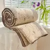 Colcha de Verano Tradicional Lavable de Algodón Nube, Colcha de Verano de Hilo Tipo Nube, Colcha para Aire Acondicionado, Colcha Fina de Verano Doble para Dormitorio de Estudiante