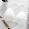 Ropa interior estilo japonés para mujer comercio exterior sujetador de copa triangular francés espalda bonita sujetador con botón delantero tirante cruzado tirante de espalda bonito transfronterizo