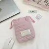 Bolsa de Almacenamiento con Cordón Acolchada de Corazones Macaron 6921, Estuche Protector para Cámara Polaroid, Bolsa de Almacenamiento para Cosméticos y Artículos Pequeños