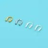Plata de Ley S925 Hebilla en Forma de U Hebilla de Alambre Accesorios Pulsera DIY Hecha a Mano Collar Alambre de Acabado con Cuentas Fabricante de Hebillas de Alambre Venta al Por Mayor