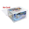 Caixa Protetora Transparente de Acrílico Coleção Pokemon Ultraman, Display de Carta para Cartas de Coleção e Armazenamento