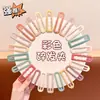 Pinzas para el Cabello de Color Dopamina para Niñas, Pasadores para Flequillo y Cabello Lateral, Estilo Versátil Simple al por Mayor para Mujeres