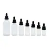Botella de Aceite Esencial Marrón de 30 ml con Tapa Gotero, Botella Dispensadora de Vidrio Vacía para Cosméticos, Botella para Sérum, Botella Dispensadora