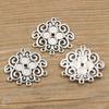 68 Accesorios de conexión de joyería de aleación DIY plata antigua conector poroso amuleto retro antiguo colgante hecho a mano