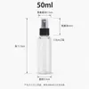 En stock frascos atomizadores de 30 ml 50 ml 100 ml, frascos atomizadores pequeños, frascos de plástico transparentes, frascos dispensadores PET para alcohol y perfume