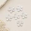 Accesorios con Cuentas Estilo Antiguo Rodajas de Flor de Melocotón de Cinco Pétalos Materiales para Manualidades Hechas a Mano Taza de Flor Taza de Cuenta Abanico Redondo Materiales Accesorios para Joyería