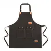 Delantal de Lona Transfronterizo de Amazon con Diseño Estampado Impermeable y a Prueba de Aceite para Cocina, Catering y Ropa de Trabajo para Té de Leche, Resistente a las Manchas, Disponible al Por Mayor a Partir de Una Pieza