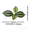 Hojas de Agua Fría Hojas Artificiales Hojas de Planta Verde Artificiales Maceta DIY Accesorios de Ratán Planta Decorativa Pared Hojas Falsas