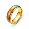 Anillo Inspirador de Acero Inoxidable Europeo y Americano para el Día de Acción de Gracias Moda Japonesa y Coreana Anillo Sensible a la Temperatura que Cambia de Color sigue jodiendo