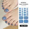 Pegatinas Brillantes para Uñas Estilo Nuevo Transfronterizas Zhengxiang para Niñas, Pegatinas Brillantes para Uñas de los Pies, Pegatinas Impermeables para Uñas para Exportación