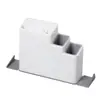 Soporte Multifuncional para Cuchillos Plástico Estante de Almacenamiento para Tapas de Ollas de Cocina Estante para Tabla de Cortar Soporte Sencillo para Palillos Estante de Almacenamiento para Cuchillos y Tenedores