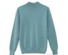 Outono e Inverno Novo Suéter Meia-gola alta feminina de manga comprida Top Loose Slimming All-match Sweater Pullover Sweater