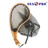SEA PRO Madeira de Cânfora Dourada Luya Revestida com Cola Rede de Sacola de Cola Pendurada Fivela de Força Magnética Forte Rede de Captura para Objetos Pequenos Boca de Cavalo