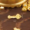 Lingote de Plástico Barra de Oro Ruyi Juguete Accesorios Especiales Relleno para Marco de Fotos Tanque Baifuku Accesorios Pequeños Joyería de Plástico