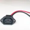 Produto de veículo elétrico porta de palavra soquete de carregamento cotovelo AC linha de saída do cabo de alimentação porta de conexão plugue de carregamento acessórios de modificação