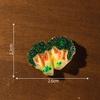 Mini barbacoa simulada para micro-paisajismo, comida en brocheta, juego, decoraciones DIY, accesorios, casa de muñecas, paisajismo de cocina, pequeños adornos
