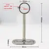 Varanda varal de roupa aço inoxidável assento suspenso varal fixo montado no topo quarto varal de roupa base montada na parede lateral interna e externa