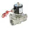 Válvula Solenoide de Acero Inoxidable Serie 2S de Acción Directa Fabricante Senya Tipo Cable de Plomo Normalmente Abierta / Tipo Caja de Conexiones