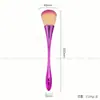 Pincel de Maquiagem Cruzado para Cintura Fina, Pincel Grande Único para Blush, Pincel Macio e Fofo para Pó Solto, Ferramenta de Beleza para Fixação e Esfumar Maquiagem