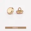 Botones de Cubo con Borde Biselado Botones Metálicos Botones para Camisa Botones Tejidos para Suéter Jinda Accesorios de Ropa