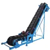 Transportador de Banda Inclinado de Gran Ángulo con Altura Ajustable para la Industria del Grano, Alimentador con Deflector Lateral para Transportador, Máquina de Carga