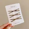 Pinza BB mate simple 2026 nuevo estilo pinza para el cabello para mujeres, pinza de flequillo lateral de alta gama, pasador de flequillo para la frente, accesorio para el cabello