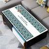 Mantel de Mesa de Cuero de Lujo Ligero Impermeable y a Prueba de Aceite Sin Lavado Dormitorio Rectangular Anti-Escaldaduras Mantel de Mesa de Centro de Alta Gama Mantel Individual
