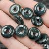 Jade Jade Azul Agua Jade Hebilla Colgante de Jade Youqing 16mm Hebilla de Jade Pulsera Collar Aretes Horquilla Colgante Accesorios