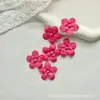 Atacado de fábrica peças de flores de tecido forjado, miçangas de prego duplo, acessórios de cabelo decorativos para boneca Barbie e outros materiais DIY