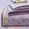 Modelo Nuevo 2026 Sábana de Hilo Puff con Borde Floral, Amigable con la Piel y Suave, Juego de Ropa de Cama para el Hogar de Tres Piezas: Sábana, Sábana ajustable y Funda de edredón