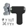 Pistola de fascia de 3 cabezales transfronteriza, masajeador para relajación muscular de yoga y fitness para hombro, cintura y espalda, pistola de masaje eléctrica, disponible OEM