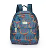 Bolsa de viaje casual para compras, gran capacidad, mochila escolar para estudiantes, mochila con estampado nuevo, bolsa ligera de tela de nailon impermeable