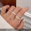2026 Nuevo Juego de Anillos de Pareja Gato Perro Anillo Abierto de Nicho para Hombres y Mujeres Anillo de Banda Lisa de Gama Alta para Dedo Índice Regalo para Mejor Amigo