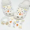 Accesorios Florales Perforados 3D Estilo Océano Iridiscente para Zapatos Desmontables Lindos Decoración de Estrella de Mar, Concha, Delfín Hebilla de Zapato Mayoreo