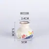 Taza de Hielo Seco para Sashimi, Taza de Hielo Seco para Barbacoa, Tarro Pequeño para Hot Pot, Contenedor de Taza de Hielo Seco, Decoración de Plato, Cerámica Japonesa