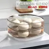 Horno de Microondas Caja de Cocción al Vapor Transparente Vaporera Panecillo Caliente al Vapor con Tapa Doméstico Multifuncional Plato Caliente