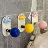 Suporte de Armazenamento para Prendedor de Cabelo Dopamina e Faixa de Cabeça, Gancho de Banheiro Adesivo Sem Furos, Suporte de Armazenamento Adesivo para Cordão de Cabelo e Joias Sem Marcas