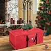 Saco de Armazenamento para Árvore de Natal Sai Sheng Amazon Grande Capacidade Tecido Oxford 900D Impermeável à Prova de Poeira Saco de Armazenamento para Enfeites de Natal