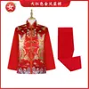 Conjunto de duas peças para homens e mulheres, Traje Tang, Estilo Dragão e Fênix, Macacão e calça de cobertura, Para idosos, Para afastar o azar, Artigos funerários, Venda direta do fabricante